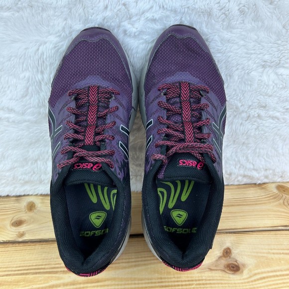 ASICS Gel-Sonoma 3 Womens Size 7 Purple Burgundy Athletic Running Shoes T774N - Picture 7 of 13